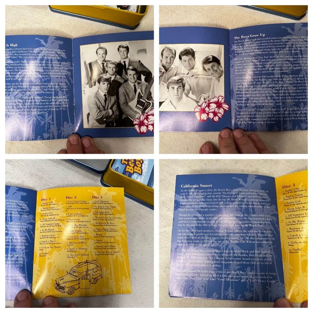 The Beach Boys Collectors Edition 3-CD Set In Decorative Tin Case - Picture 10 of 16